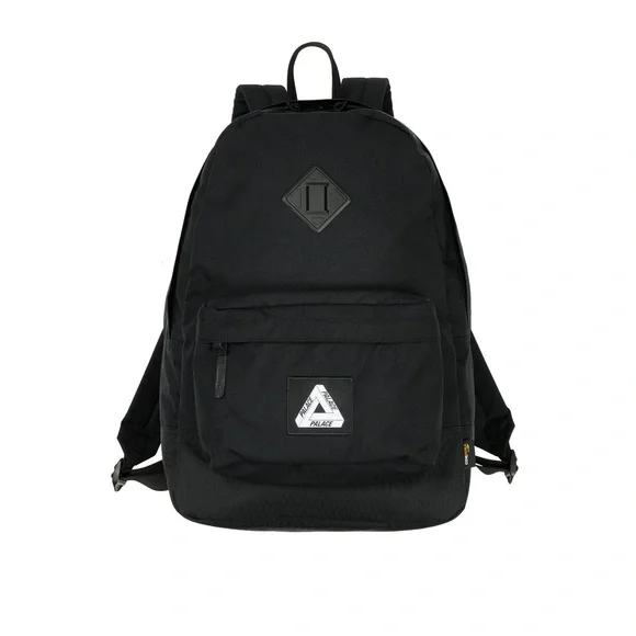 PALACE CORDURA TRI-BACKPACK Black Tri-Ferg Patch Logo Nylon Shell Poly Lining
